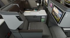 EVA Air's Boeing 787-10 business class