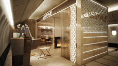 Beyond the inflight bar: how about a beauty spa?