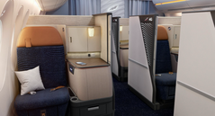 Aeroflot's new Airbus A350 business class