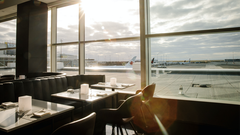 Inside Air Canada's Vancouver Signature Suite lounge
