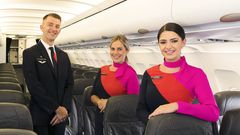 QantasLink Airbus A320 economy class (Perth-Broome)