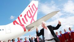 Branson backs Virgin Australia with 5% stake