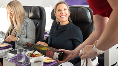 Virgin Australia's new business class meals