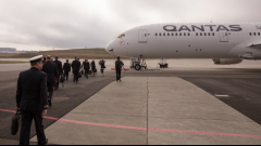Why is Qantas flying a Boeing 787 from Buenos Aires?