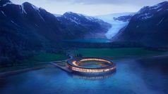 Norway’s new glacier hotel looks like Apple’s high-tech HQ