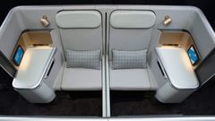 The super-wide seat turns business class into ‘cuddle class’