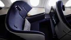 Qantas launches non-reclining business class on US flights