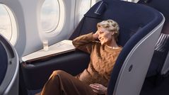 These sofa-style business class seats don&rsquo;t recline