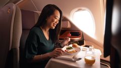 Pyjamas & caviar for Singapore Airlines business class