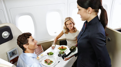 Qantas first class gets Bollinger, &lsquo;dine on demand&rsquo;