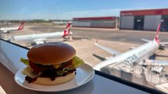 Review: Qantas&rsquo; business class hamburger