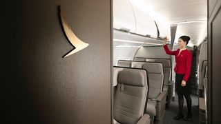 Cathay Pacific A321neo business class, economy class