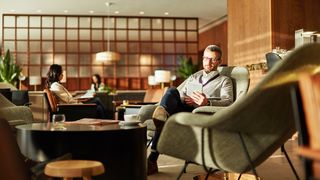Cathay Pacific first class lounge, London Heathrow