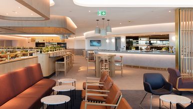  Gallery: Gallery: Qantas Brisbane business lounge