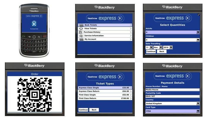 Heathrow Express smartphone app