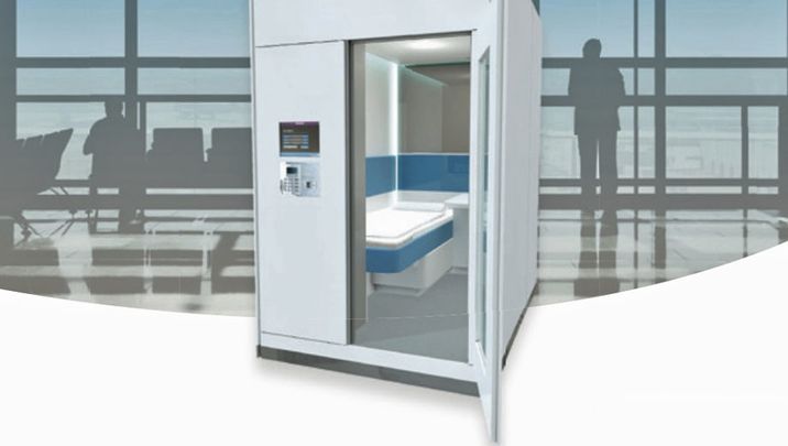 Napcab airport cabins: your mini-lounge