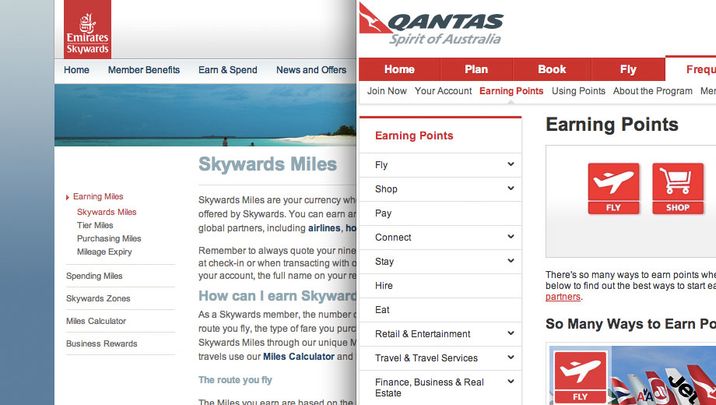 Better frequent flyer program: QF or EK?