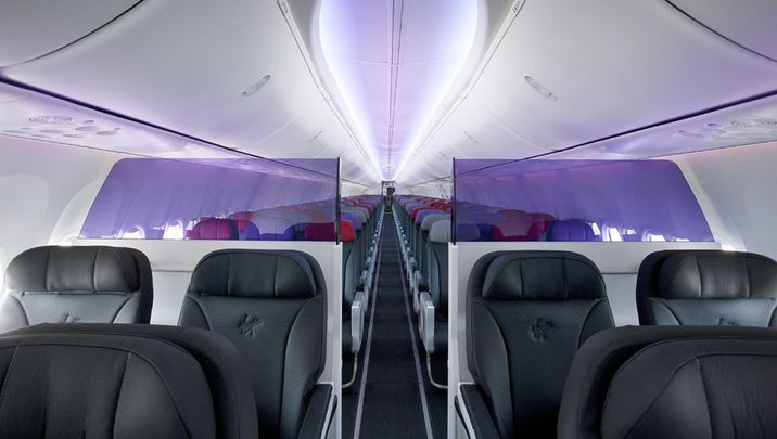 Virgin trans-Tasman business class: SYD-AKL