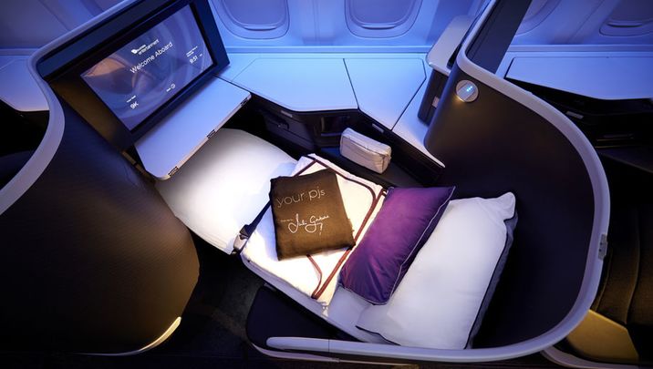 Best seats: Virgin B777 'The Business'