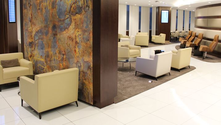 Etihad biz class Premium Lounge AUH T1