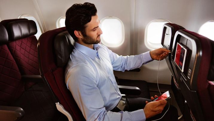 Qantas streams with Netflix, Spotify