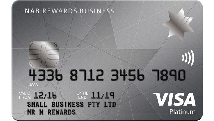 NAB Rewards Business Platinum Visa credit card