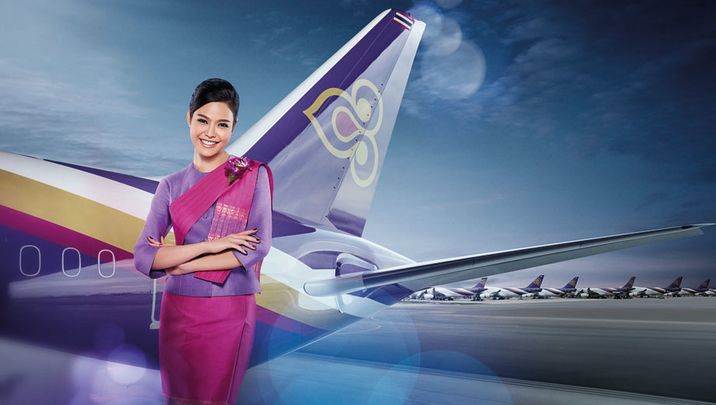 Thai Royal Orchid business class lounge, Bangkok