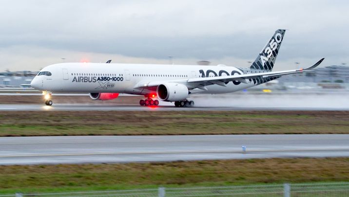 Flying on Airbus' A350-1000 test aircraft