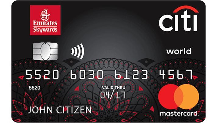 Emirates Citi World Mastercard
