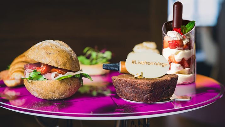 Virgin Atlantic's new afternoon tea service
