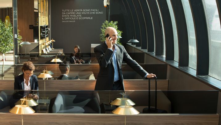 Rome's new Star Alliance lounge