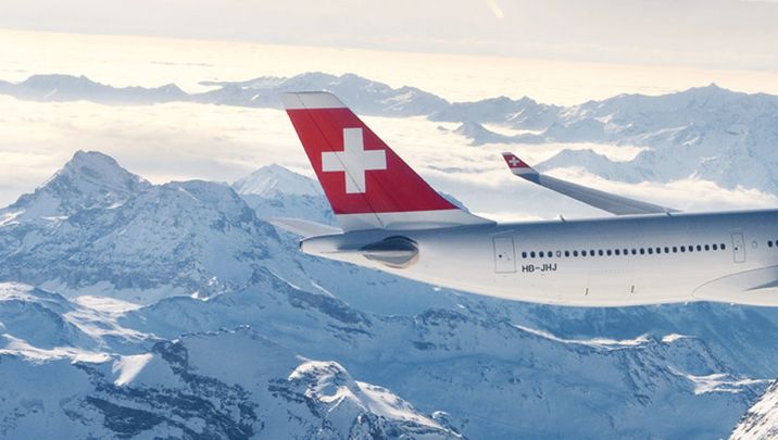 SWISS Airbus A321 business class (Rome-Zurich)