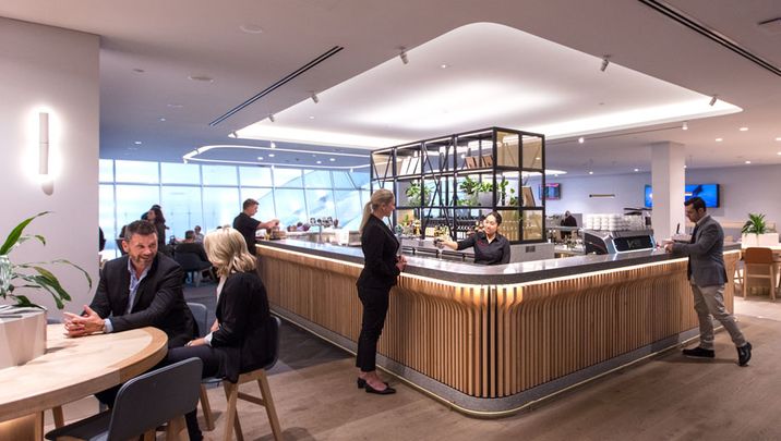Qantas Club domestic lounge, Melbourne Airport