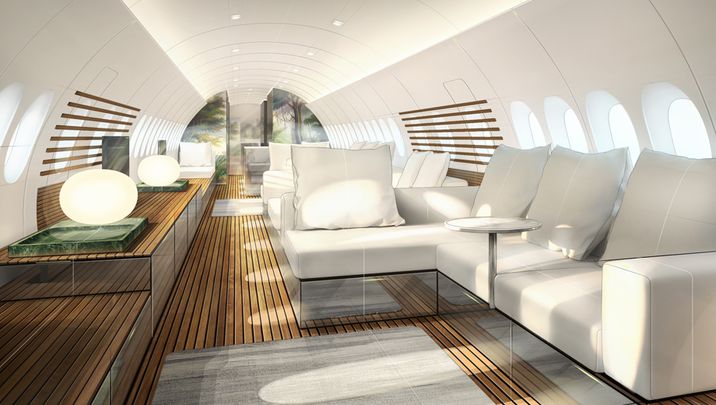 Lufthansa re-imagines Airbus A220 as a VIP jet