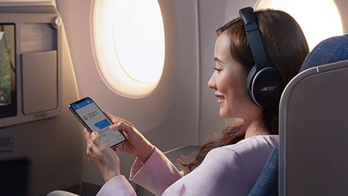 Philippine Airlines A321neo inflight Internet