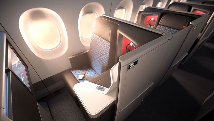 Delta One Suites business class, Sydney-LAX