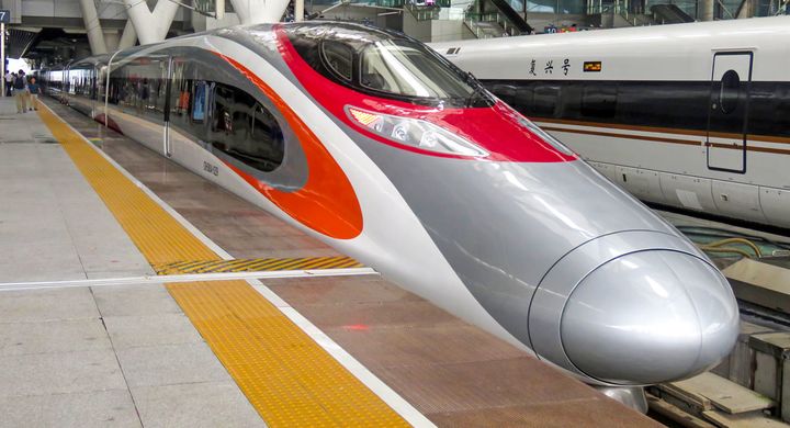 MTR High Speed Rail: first class, Hong Kong to Guangzhou