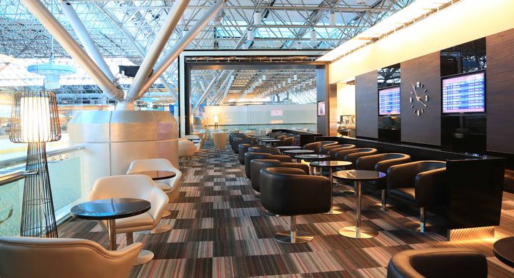 EVA Air's The Club lounge, Taipei Taoyuan Airport