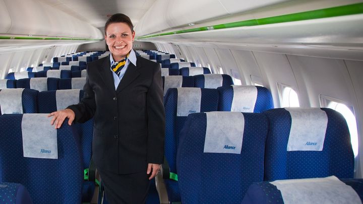 Alliance Airlines (Virgin Australia) Fokker 70 economy class