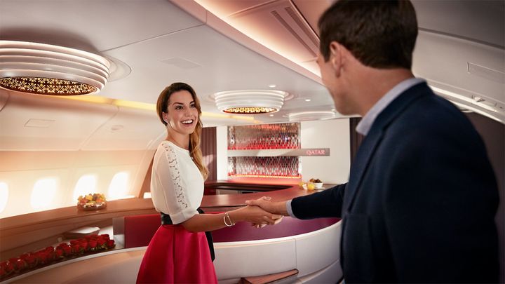 Earning Qantas Points, status on Qatar’s Business Lite fares