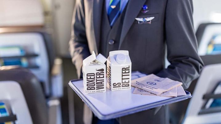 Alaska Airlines replaces bottled water with ‘boxed water’