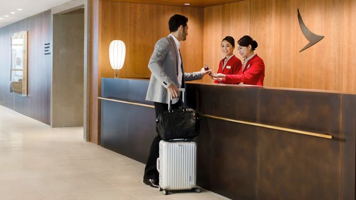 Cathay Pacific is rebooting service at its Hong Kong lounges