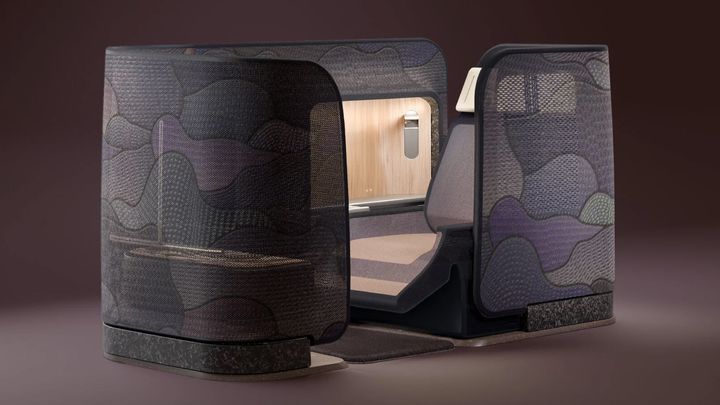 This first class airline suite changes with the seasons