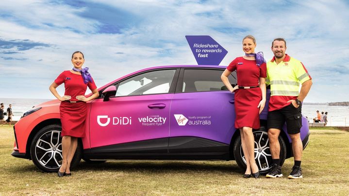 Virgin Australia partners with Didi rideshare