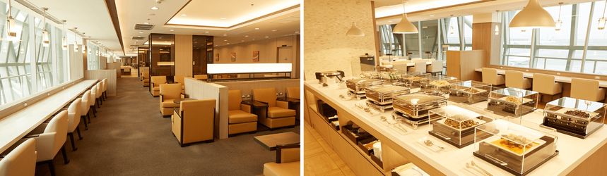 JAL's Bangkok business class lounge is like a little slice of Japan.