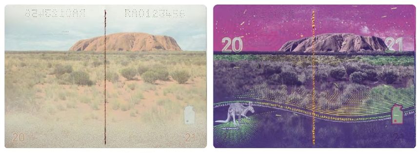 UV light turns colourful landscapes into night-time images with native fauna. Department of Foreign Affairs and Trade