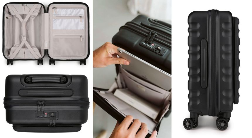 The Clifton Cabin with Pocket includes secure spots for your passport, pen and travel documents.