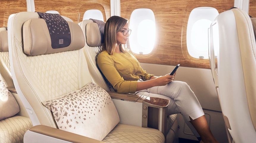 Skywards members enjoy complimentary inflight messaging through a range of platforms.