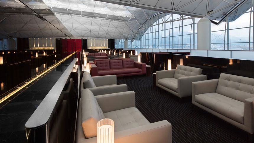 Cathay Pacific's The Wing First lounge.