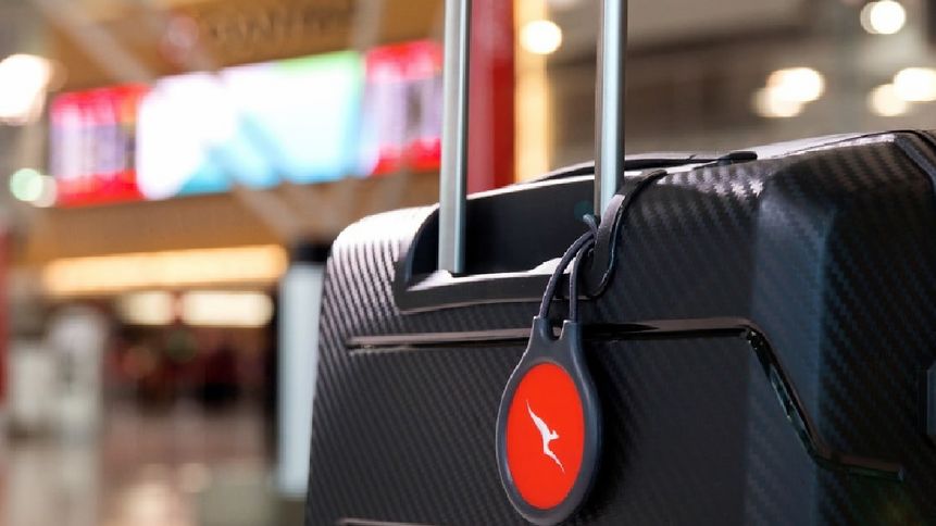 Qantas' Q Bag Tag 'coasters' are a familiar sight at airports and in Qantas lounges.